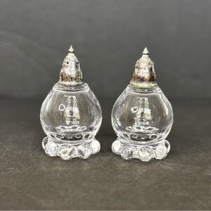 Imperial Glass Candlewick - Pair of Salt & Pepper Shakers
